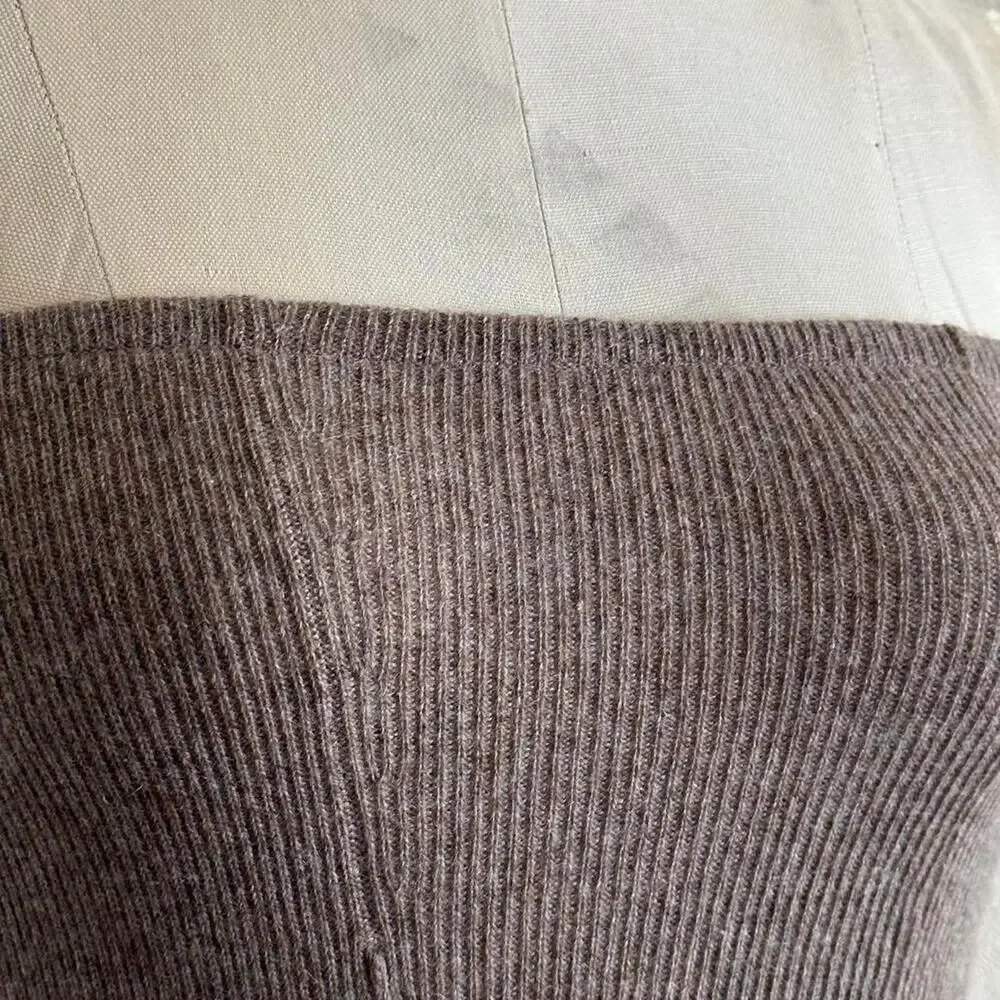 handmade brown knit bandeau - Picture 3 of 8